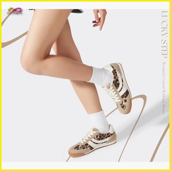 Retro Fashion Sneakers Lightweight Lace Up Athletic Shoes Thin Sole Gym Wear - Picture 2 of 7